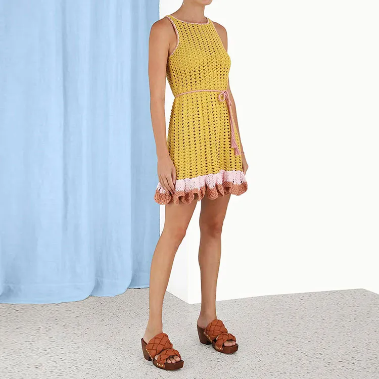 Zimmermann Casual Suits Women's Clothing Sets Yellow-3