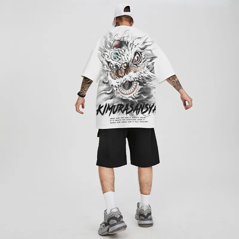 SANSYAS T-Shirts Unisex White-3