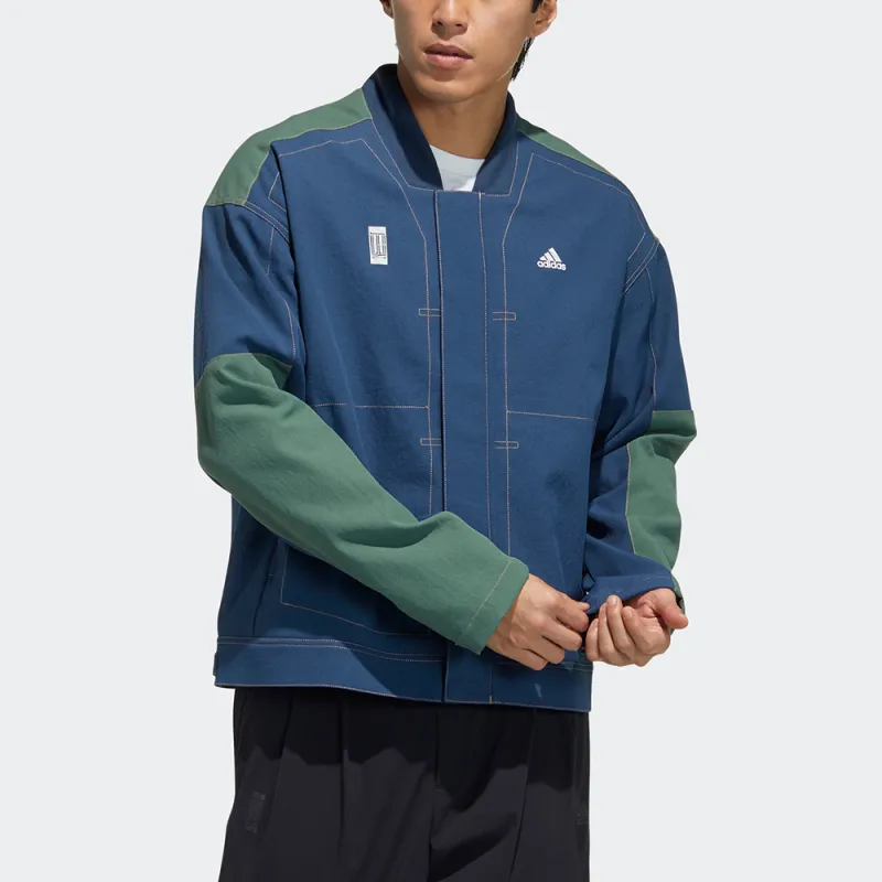 Adidas Jackets Men Navy Blue-1