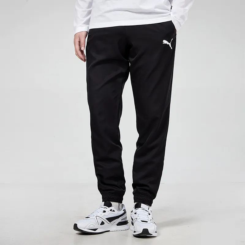 PUMA ACTIVE Knitted Sweatpants Men's Black-3