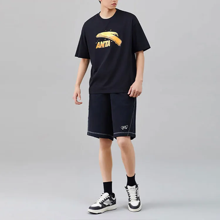Anta Life Collection T Shirt Unisex Basic Black-4