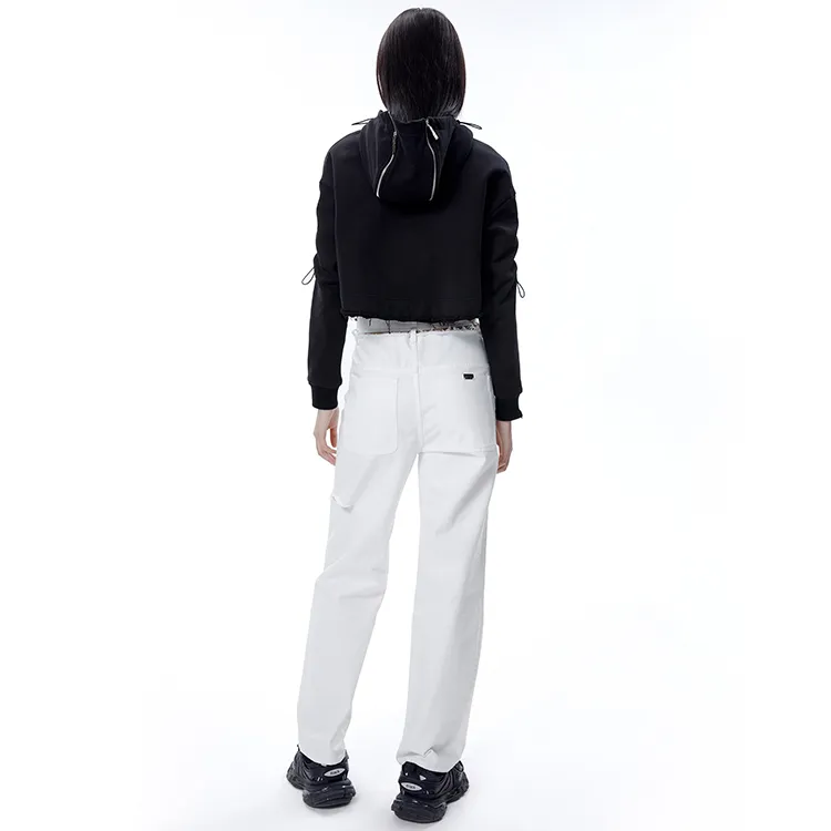 Nt Straight Jeans Women's White-3
