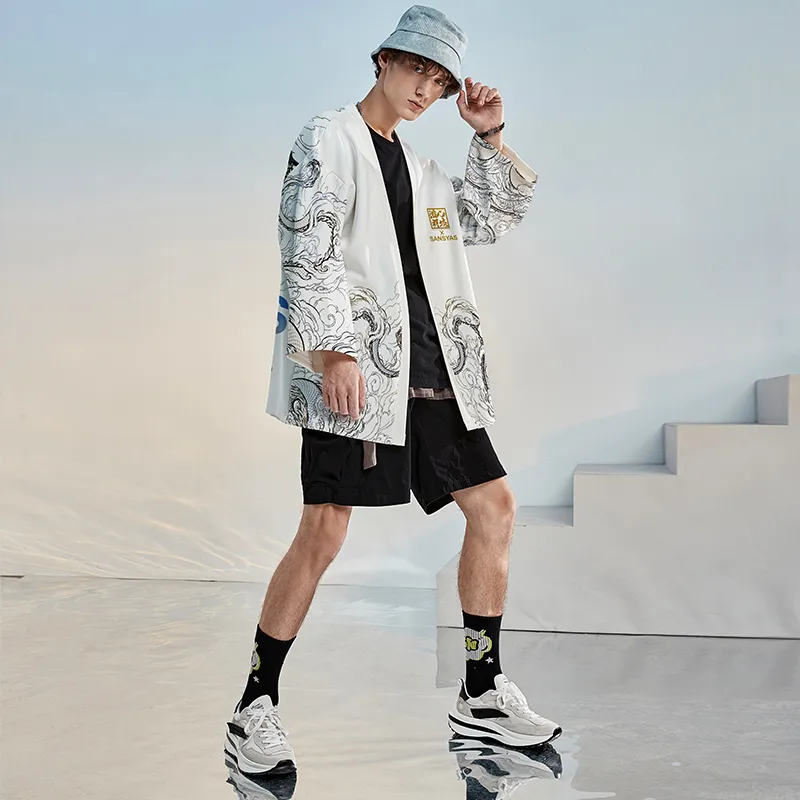 SANSYAS Trench Coats Unisex-8