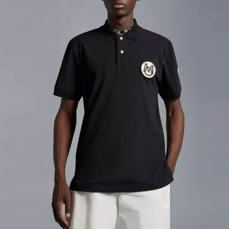 Moncler Polo Shirts Men Black-1