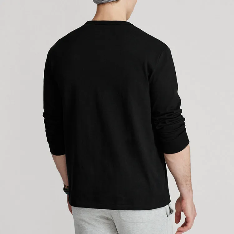 Polo Ralph Lauren Long Sleeve Jersey Knit Crewneck T Shirt-2