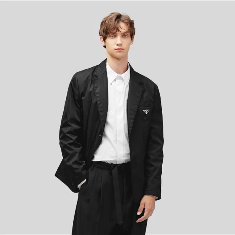 PRADA Business Suit Coat Men's Black-4