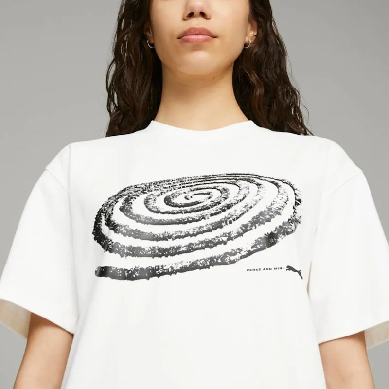 PUMA X P.A.M. Co branded Version T Shirts Unisex White-3