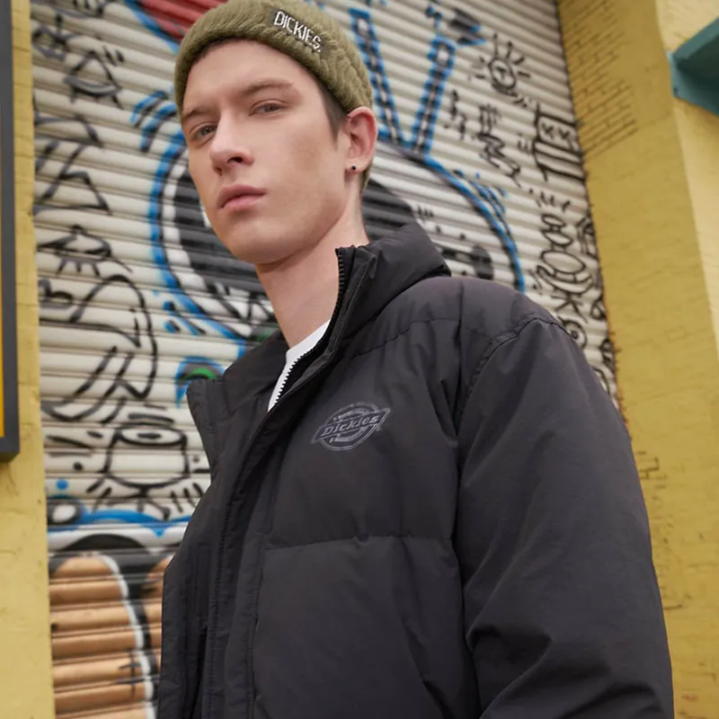 Dickies Down Jacket Winter Unisex Black-3