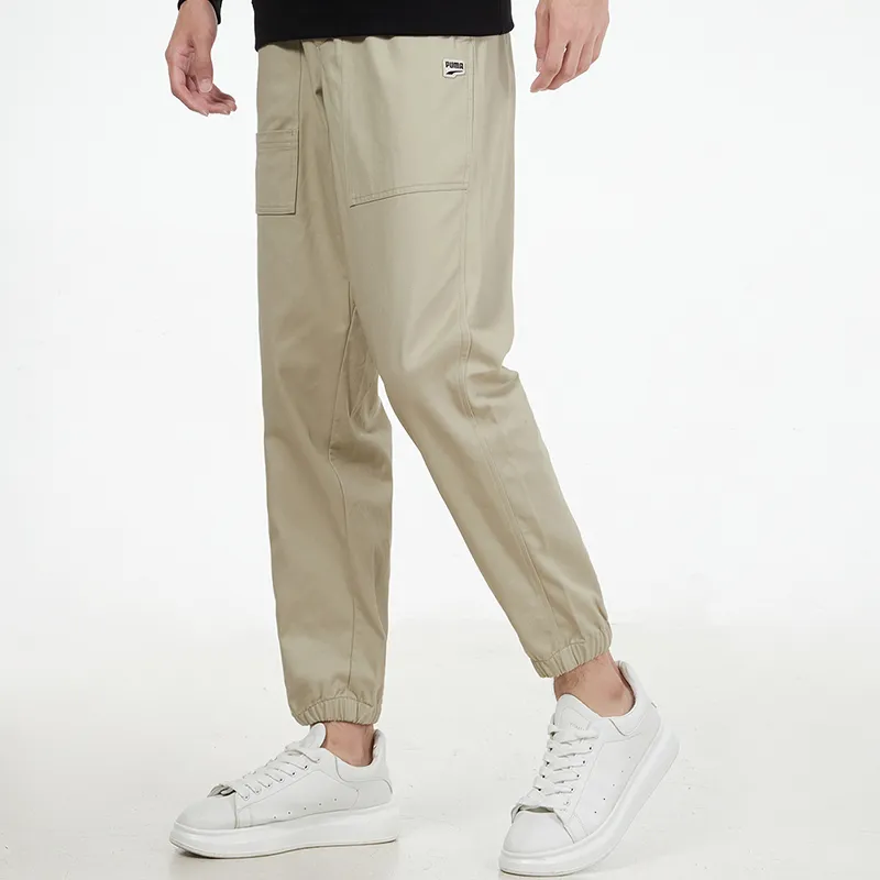 PUMA Men's Life Series Sports Pants Men Khaki-4