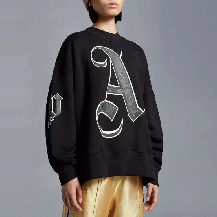 Palm Angels X Moncler Sweatshirts Unisex Black-4