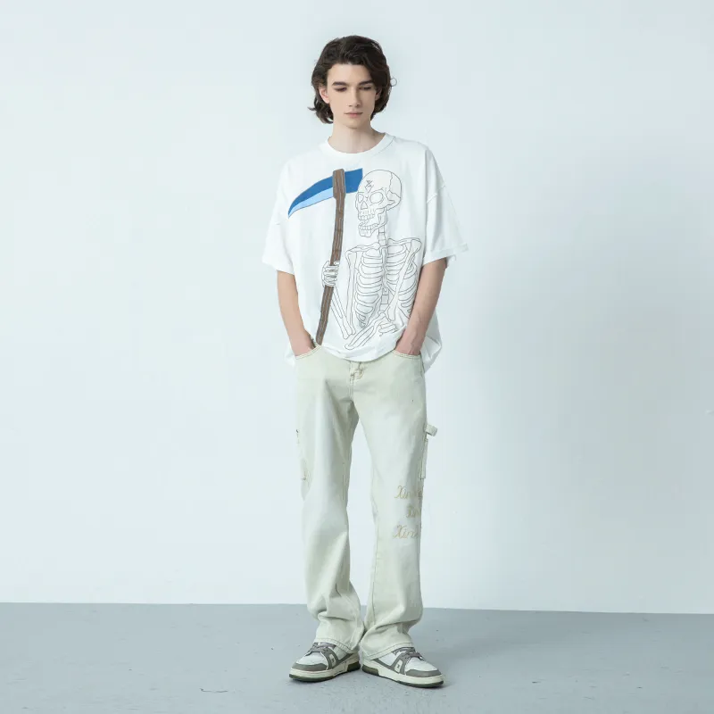 XINYINSU Jeans Unisex-7