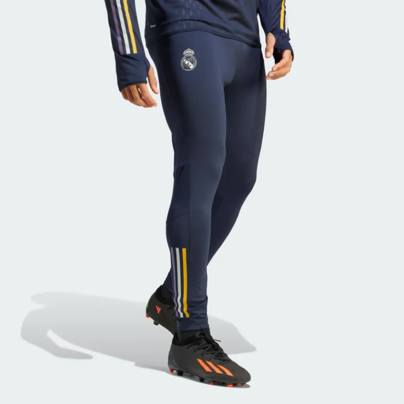 Adidas Real Madrid Knitted Sweatpants Men Ink Blue-1