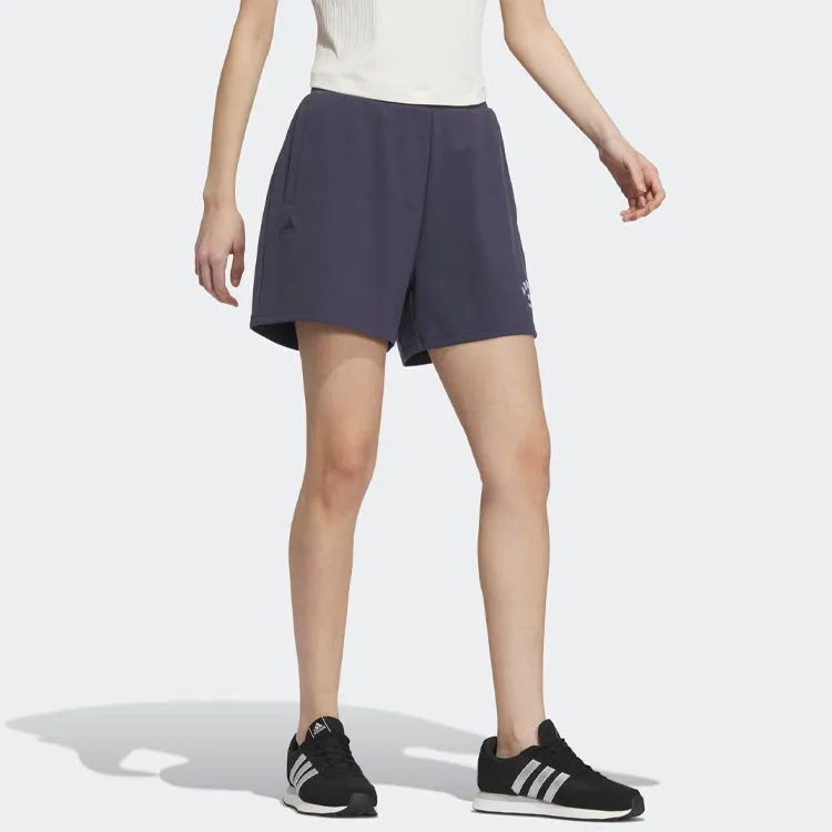 Adidas Casual Shorts Women's Dark Navy Blue-3