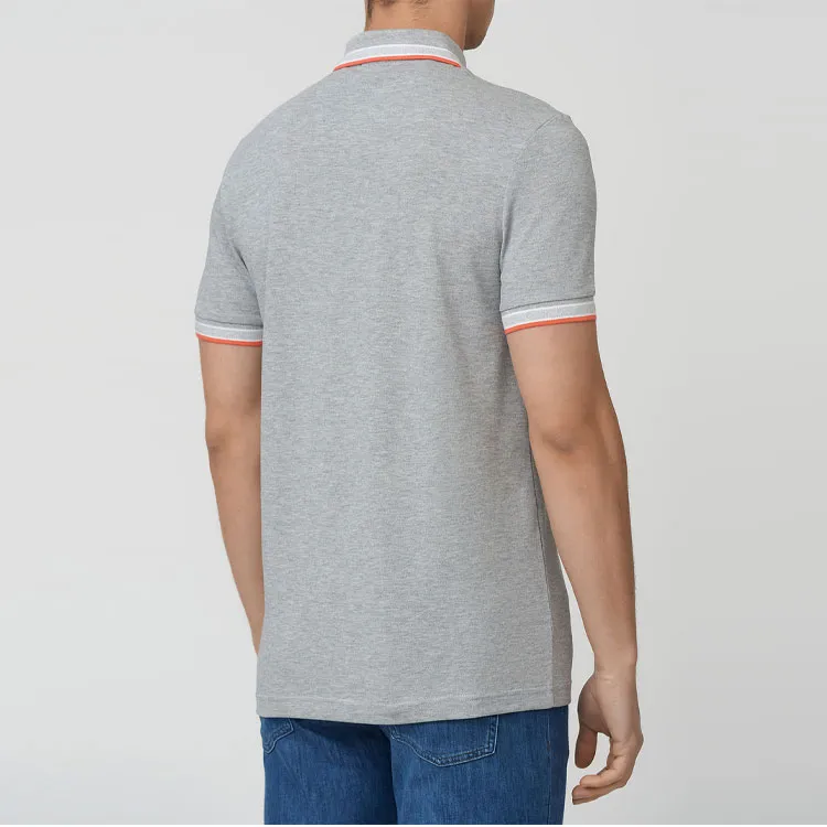 HUGO BOSS Polo Shirts Men Gray-2