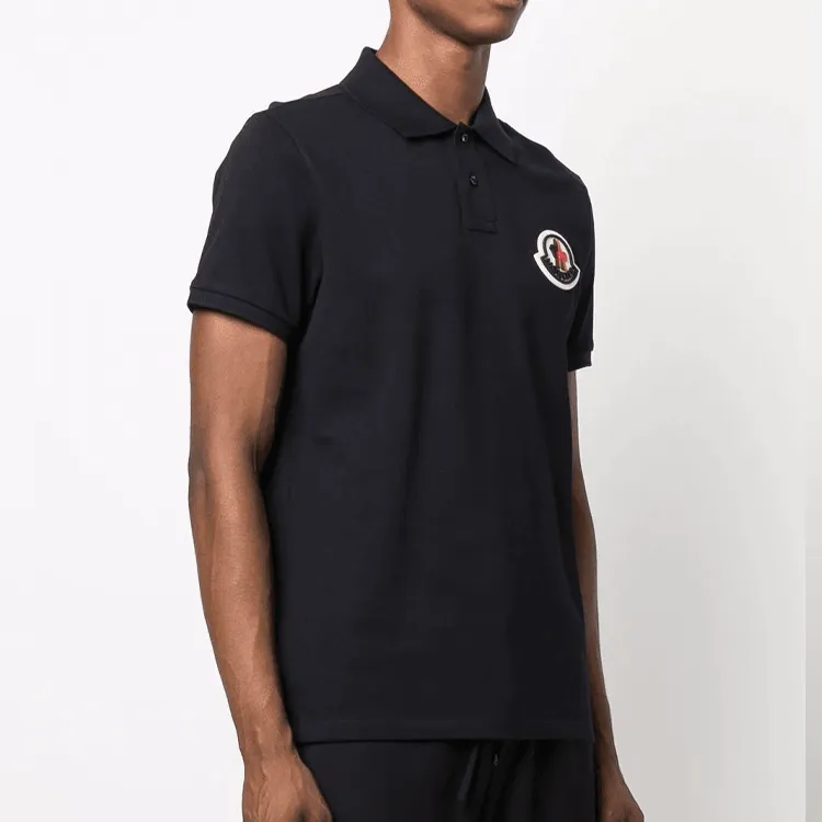 Moncler Polo Shirt Unisex Dark Blue-1