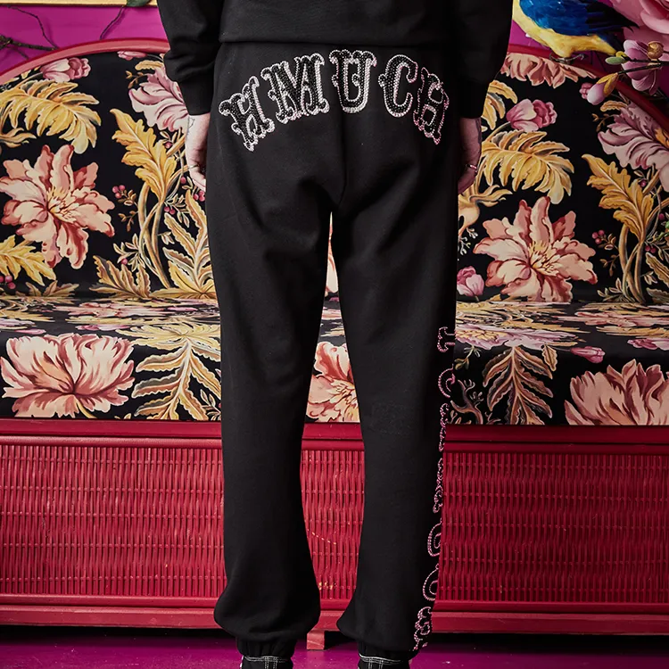 TCH Knitted Sweatpants Unisex Black-4