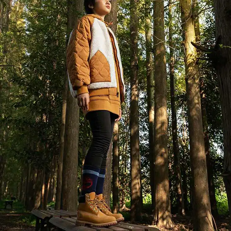Timberland Puffer Jacket Women's Wheat-6