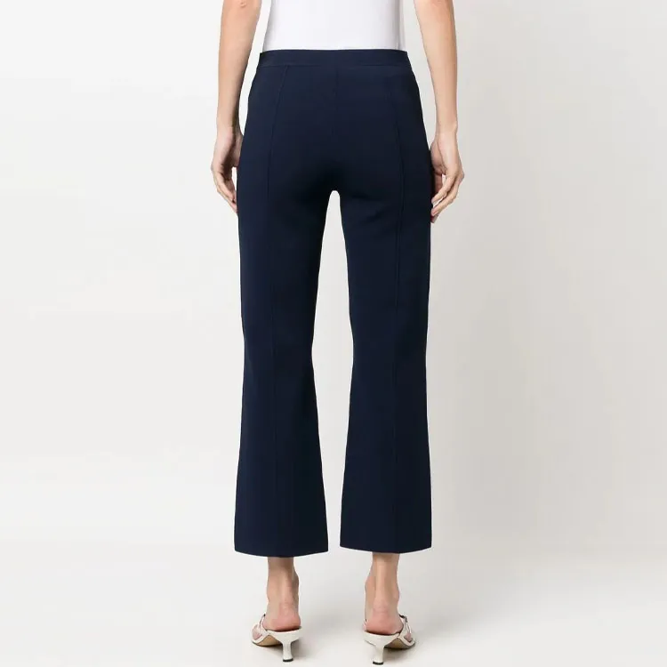 THEORY Flared Knitted Trousers-2