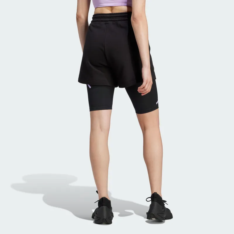 Adidas By Stella McCartney Logo print Organic Cotton Track Shorts-2