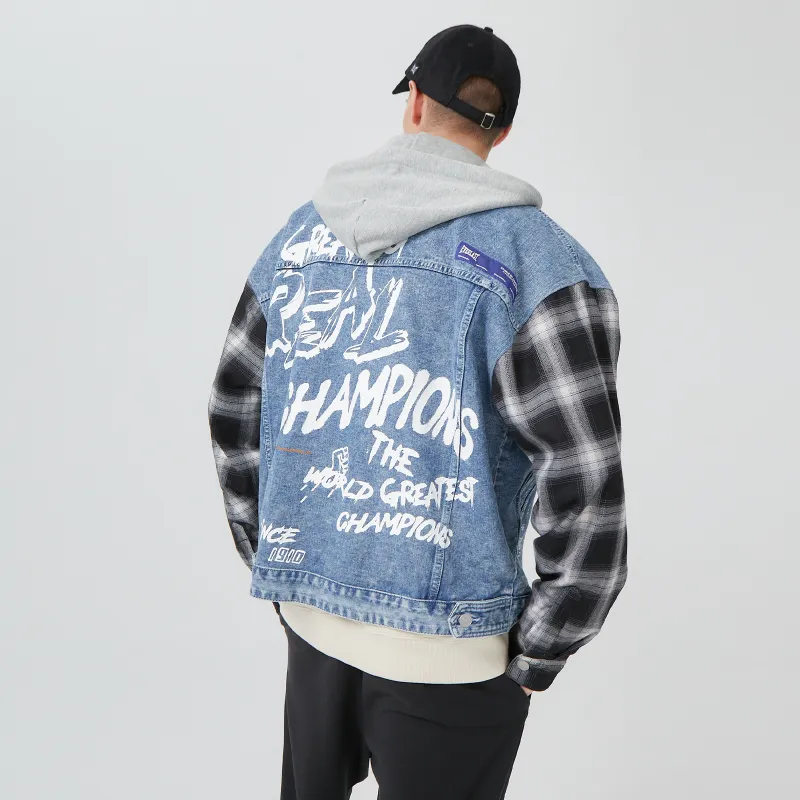 Everlast Loose Fit Denim Jacket Unisex Blue-2