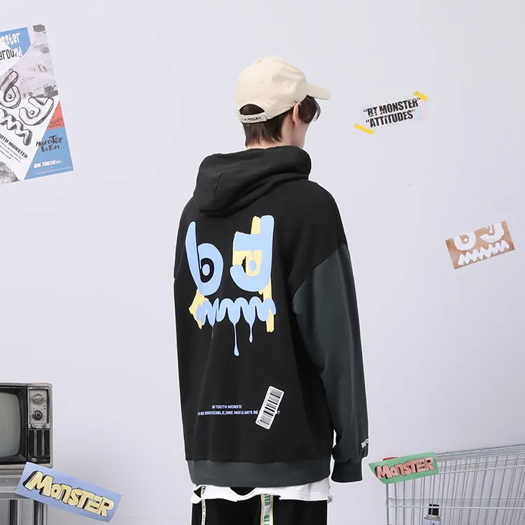 Bt Hooded Loose Fit Sweatshirt Unisex-2
