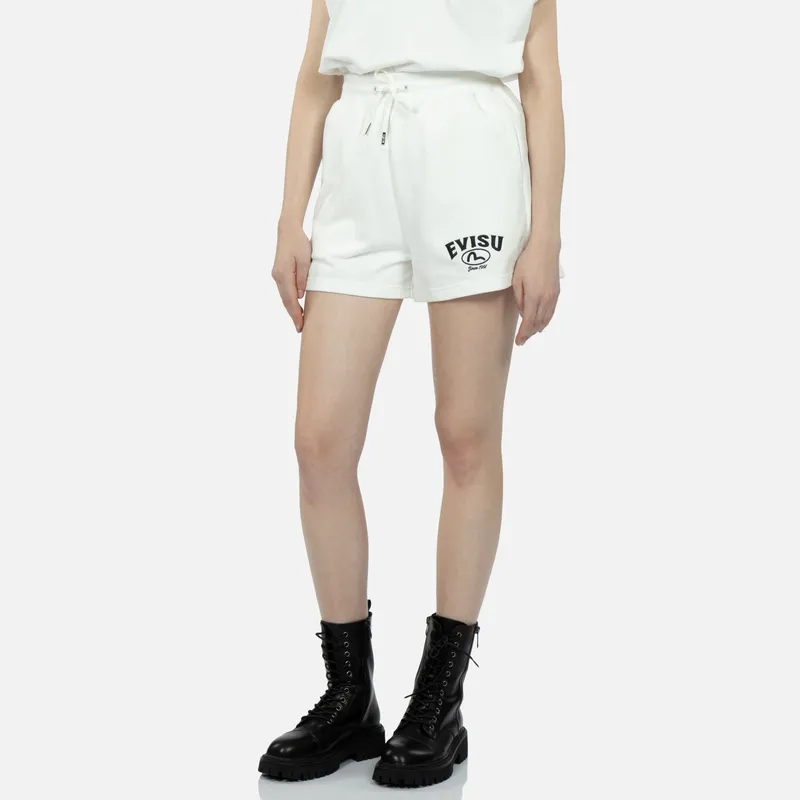 EVISU Casual Shorts Women's White-2