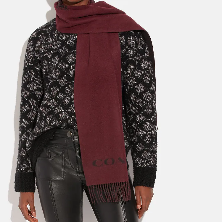 COACH 100% Small Cashmere Scarf Women's-1