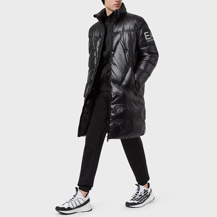 EMPORIO ARMANI EA7 Parka Coats Men's Black-3