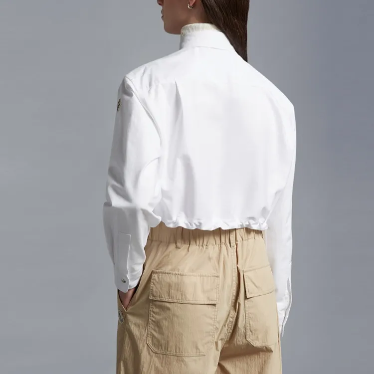 Moncler Cropped Buttoned Shirt-2