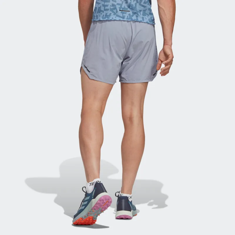 Adidas Sports Shorts Men Silver Gray Violet-2