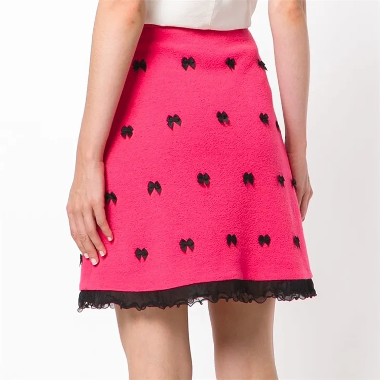 MOSCHINO Casual Short Skirts Women's Pink-2