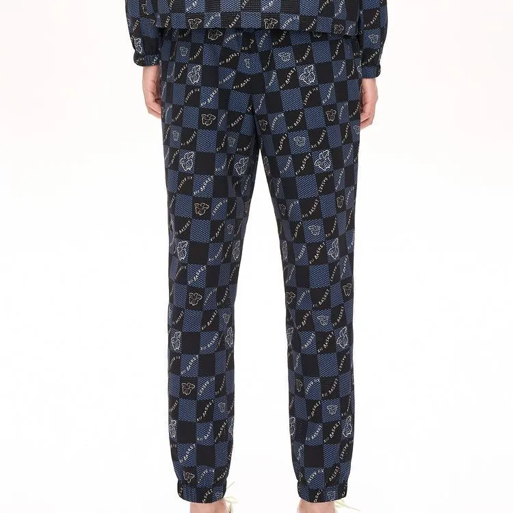 XII BASKET Casual Pants Women's Navy Blue-3