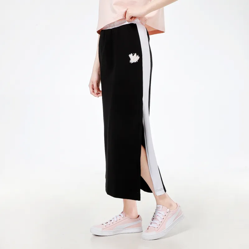 PUMA Casual Long Skirts Women's Black-3