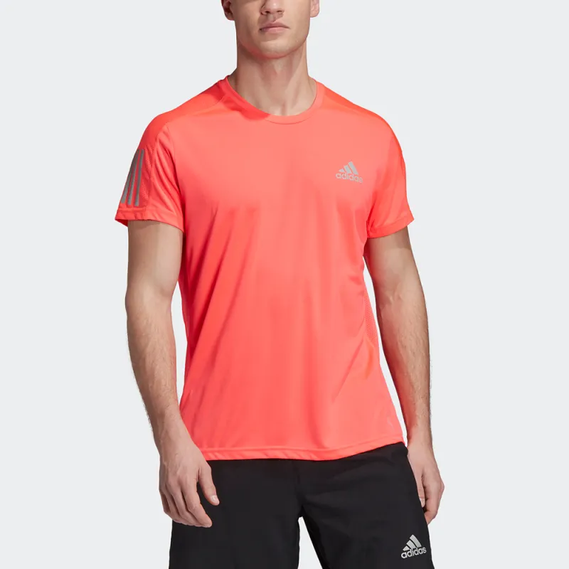 Adidas T Shirts Men Dark Pink-2