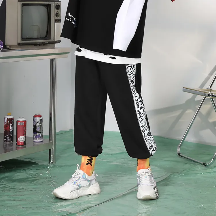 GENANX Jogger Sports Pants Unisex Black-2