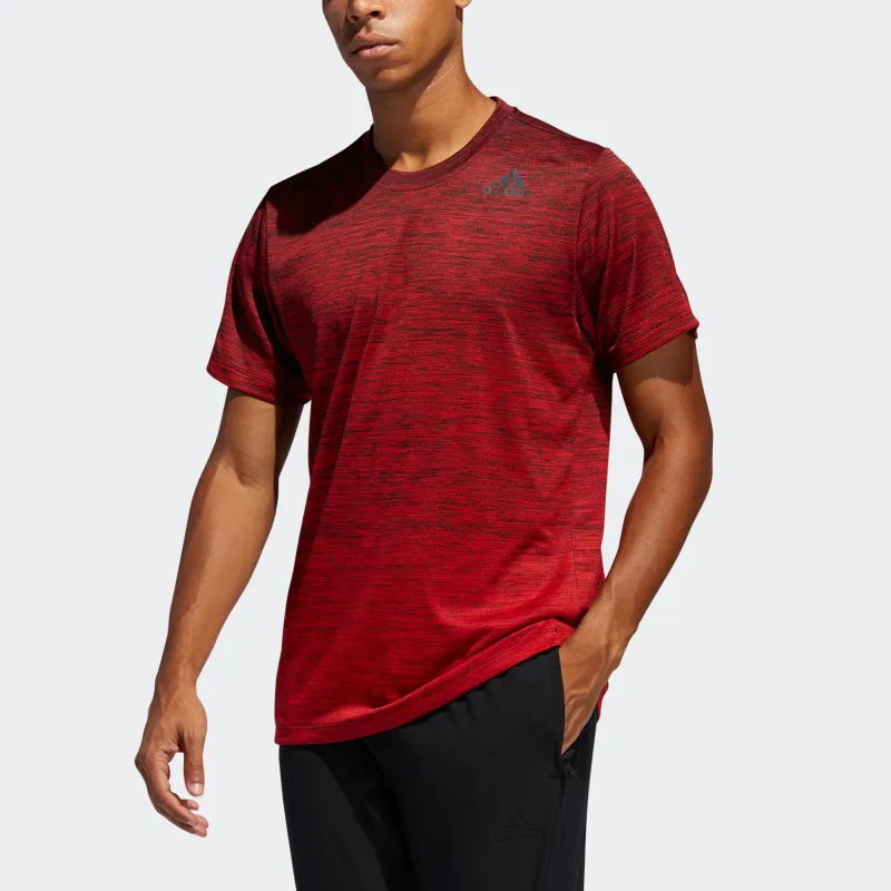 Adidas Set-in Sleeve T-Shirt Men's Burgundy-2