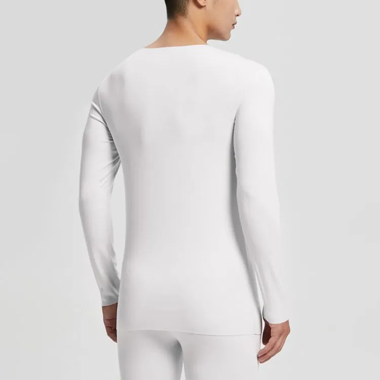 CALVIN KLEIN Thermal Top Men's Light Gray White 100-2