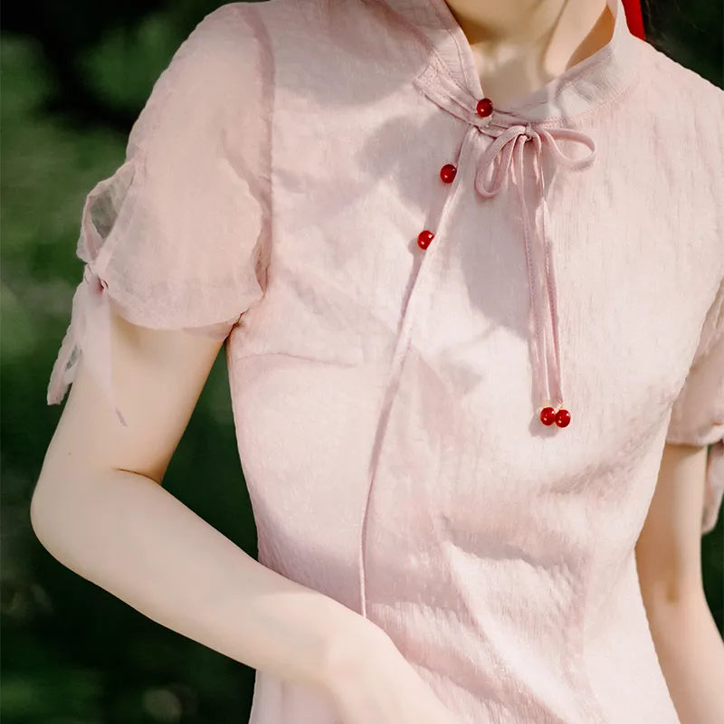 ANNECHEN Short Sleeved Dresses Women's-3