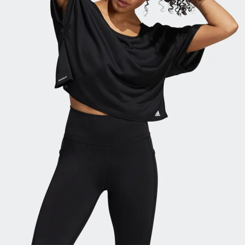 Adidas Crop Tops Women's Black-1