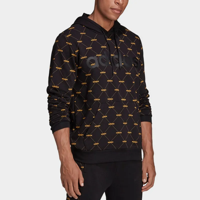 Adidas Neo Sweatshirts Men Yellow Black-2