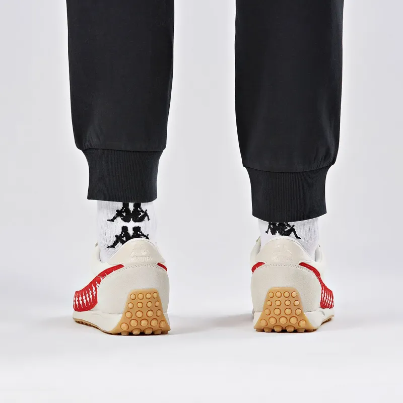 Kappa Coverage Low-Top Training Running Shoes Unisex White Red Khaki Brown-6