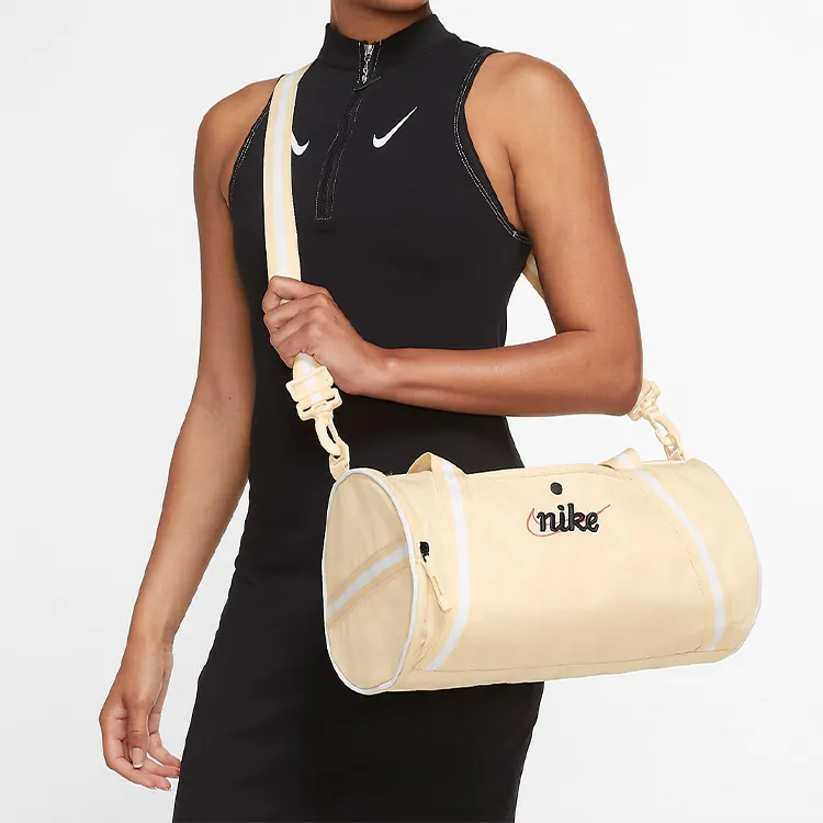Nike Heritage Polyester Handbag Shoulder Bag Crossbody Bag Luggage Bag Gym Bag Small Size Unisex Yellow-6