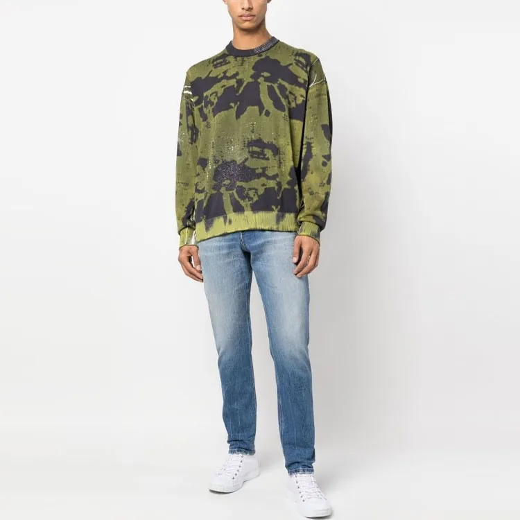 DIESEL SS23 Sweater Men's Dark Green-1