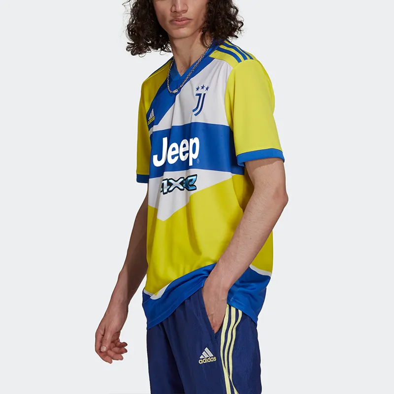 Adidas Soccer Jerseys Men Yellow-5