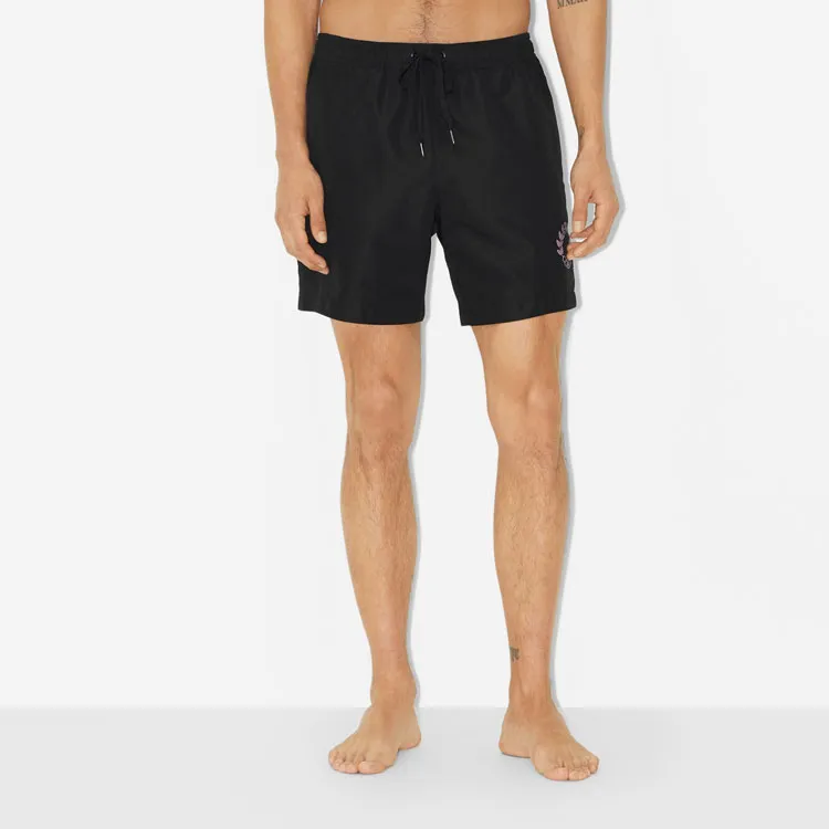 Burberry Oak Leaf Crest Drawstring Swim Shorts-2