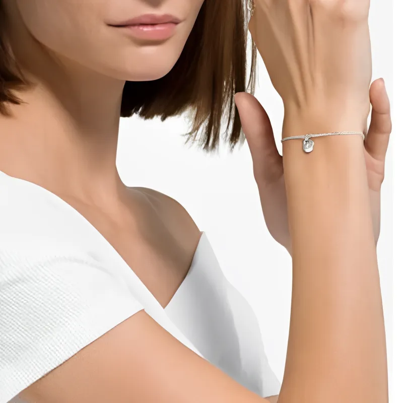 Swarovski Rhodium Plated Bracelets Women's-4