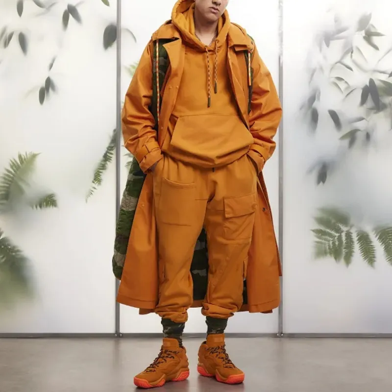 Adidas Ivy Park Two in One Twill Hooded Coat All Gender-2