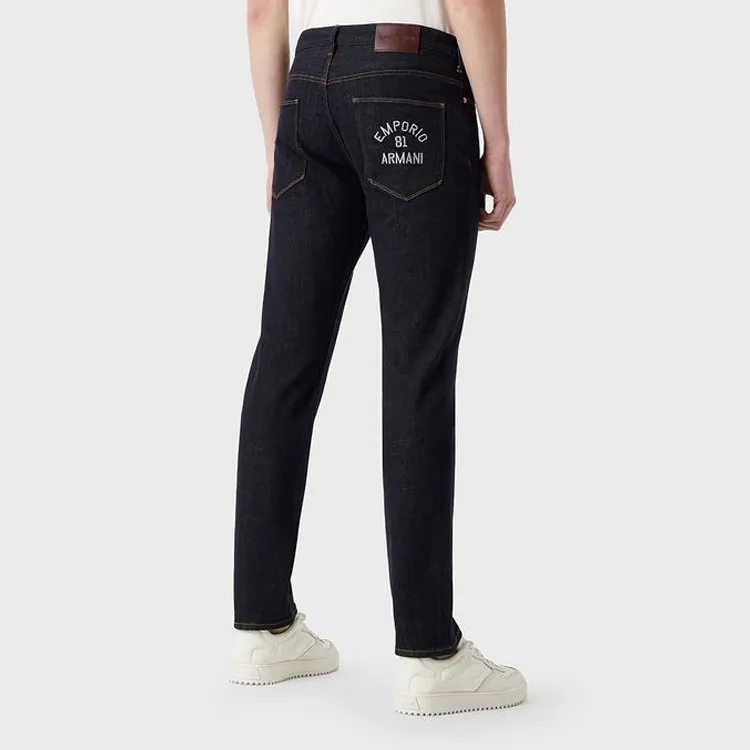 EMPORIO ARMANI SS23 Jeans Men's Indigo-2