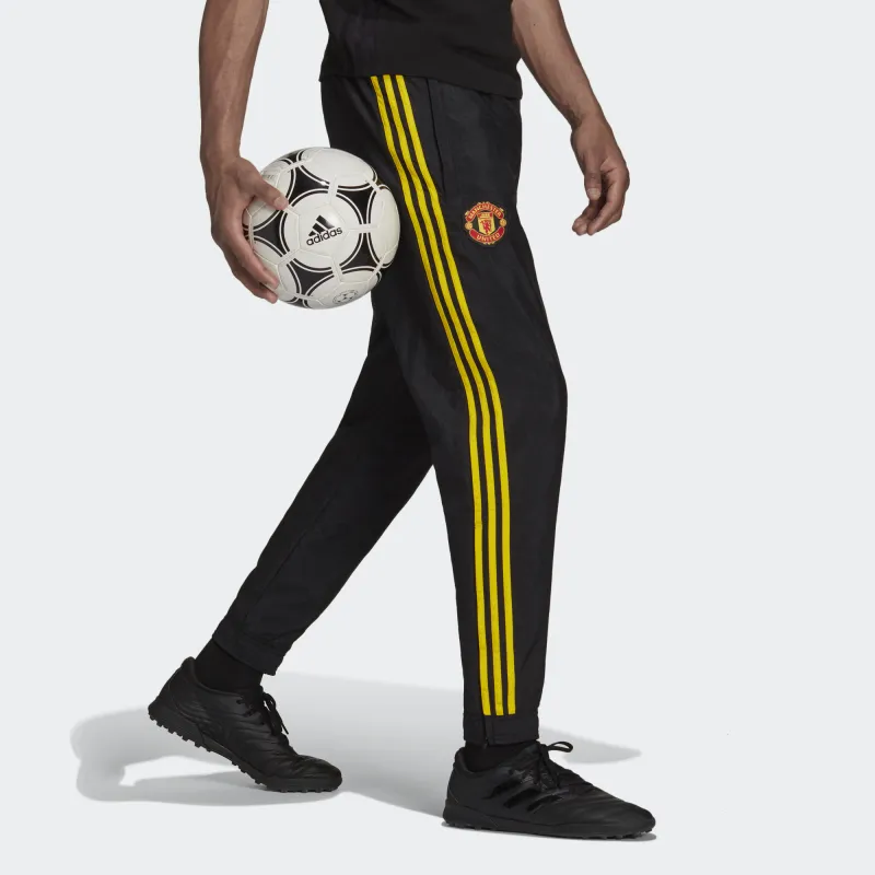 Adidas MUFC Knitted Sweatpants Men's Black-4