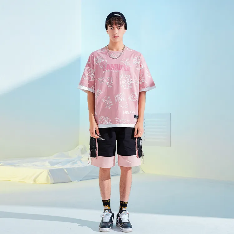 LAMLICKA Loose Fit Shorts Unisex-4